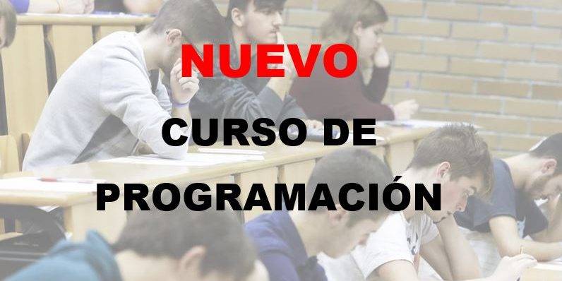 NUEVO CURSO PROGRAMACIÓN
