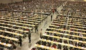 oposiciones a profesorado en Valencia - sala llena