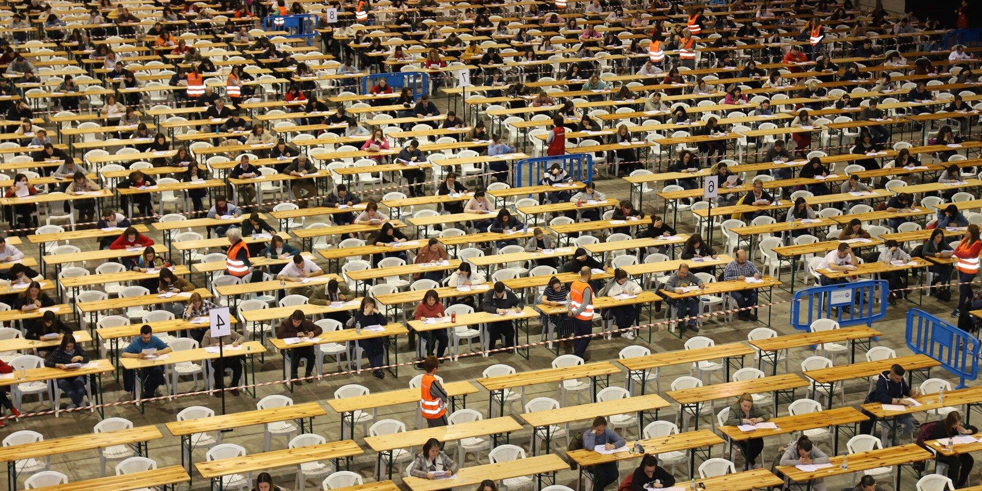 oposiciones para hacienda en Valencia - examen