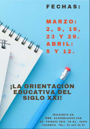 curso de orientacion educativa en Valencia - azul