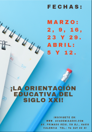 curso de orientacion educativa en Valencia - azul curso de orientacion educativa en Valencia - azul