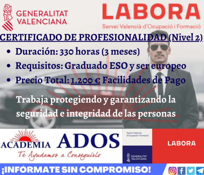 NUEVO CURSO DE SEGURIDAD PRIVADA NUEVO CURSO DE SEGURIDAD PRIVADA